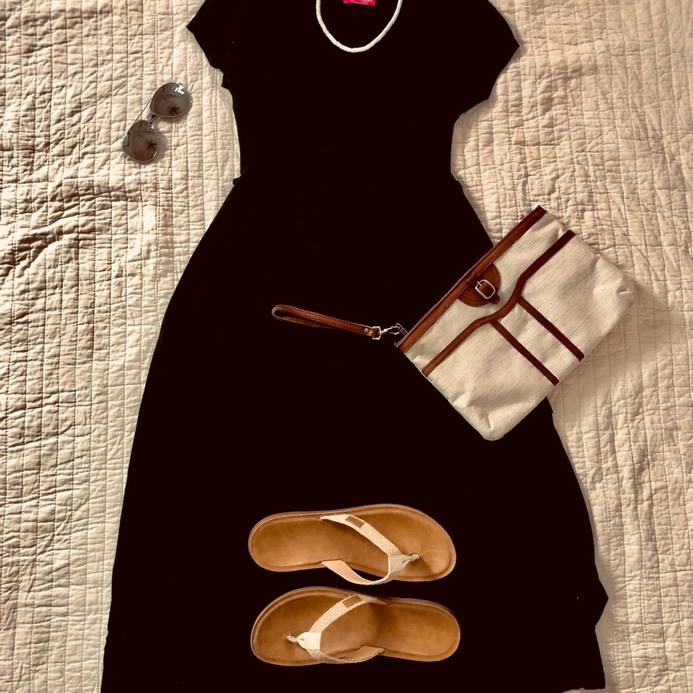 Body Central Classic Black Spring Dress